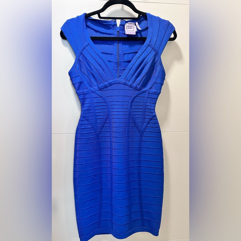 Herve Leger Blue dress